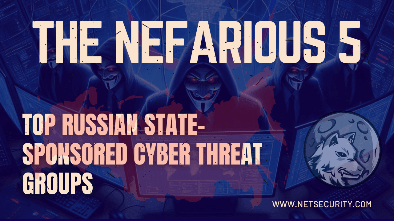 The Nefarious Five: Top Russian State-Sponsored Cyber Threat Groups