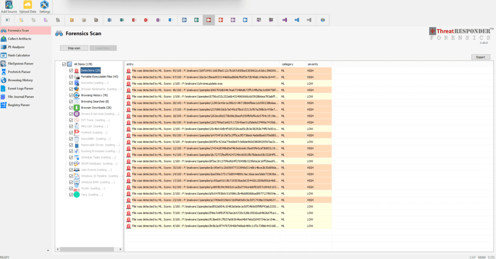 ThreatResponder FORENSICS